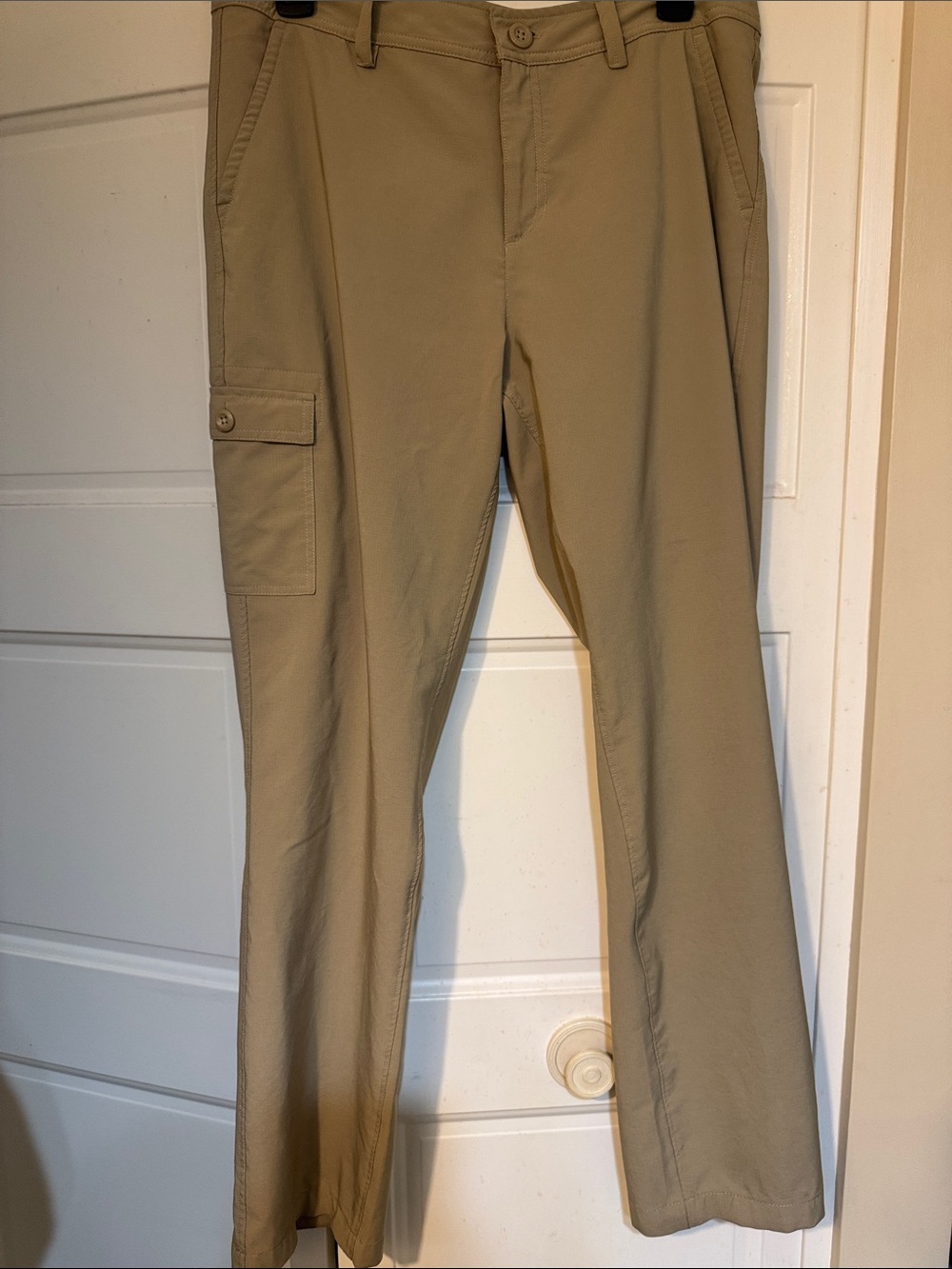 Eddie Bauer Woman’s Tan Cargo Chino Pants